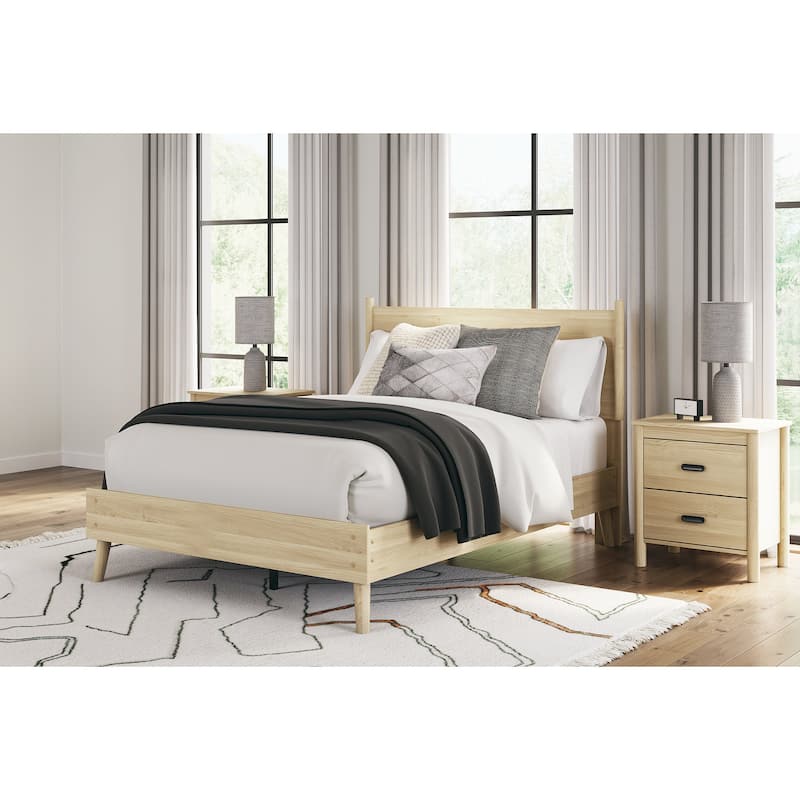 Signature Design by Ashley Cabinella Light Brown Platform Bed - Full