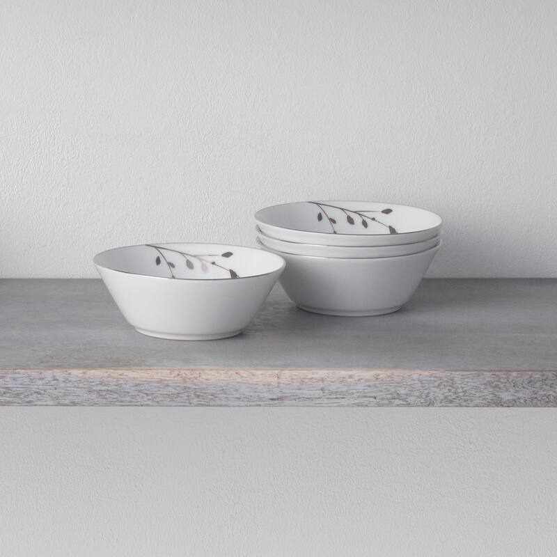 Noritake Birchwood Set Of 4 Fruit Bowls, 5", 6 oz.