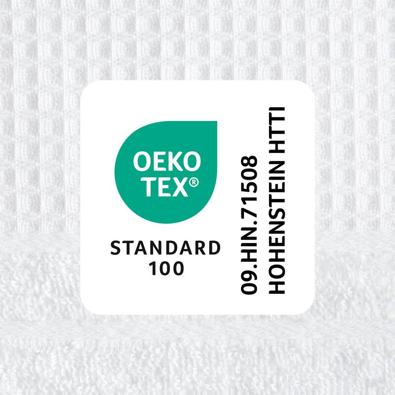 TOWN & COUNTRY BASICS 4-Piece Waffle Woven Terry Stripe Hand Towel Set, - 20"x30"