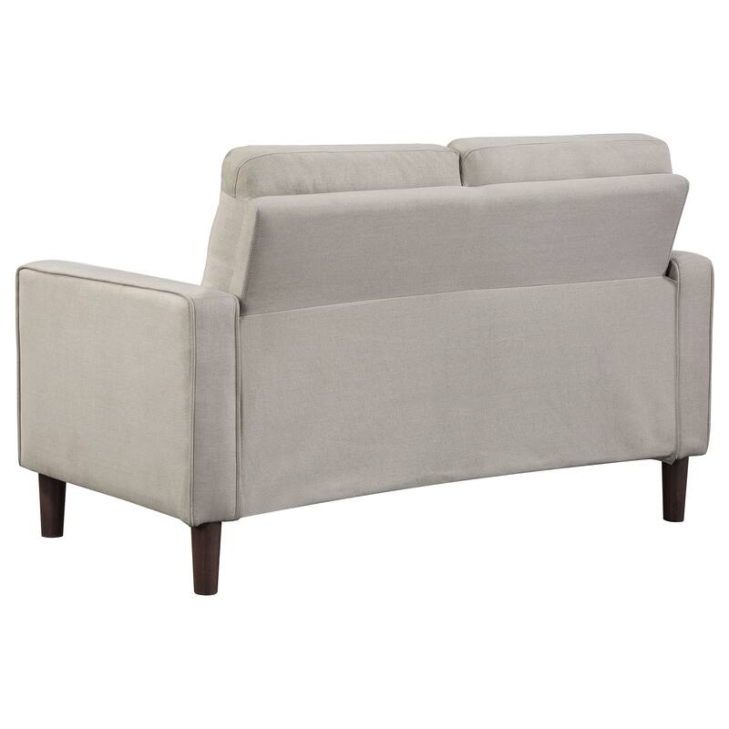 Bowen Upholstered Track Arm Tufted Sofa Set