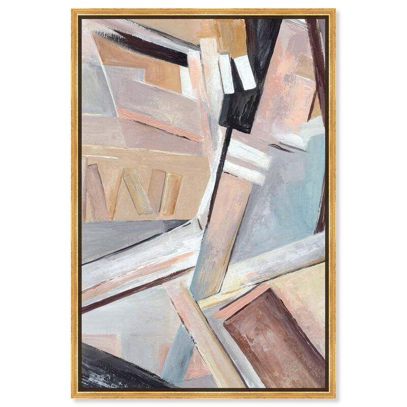 Balancing Lines II Canvas by Art Remedy - 24" x 36" - Gold