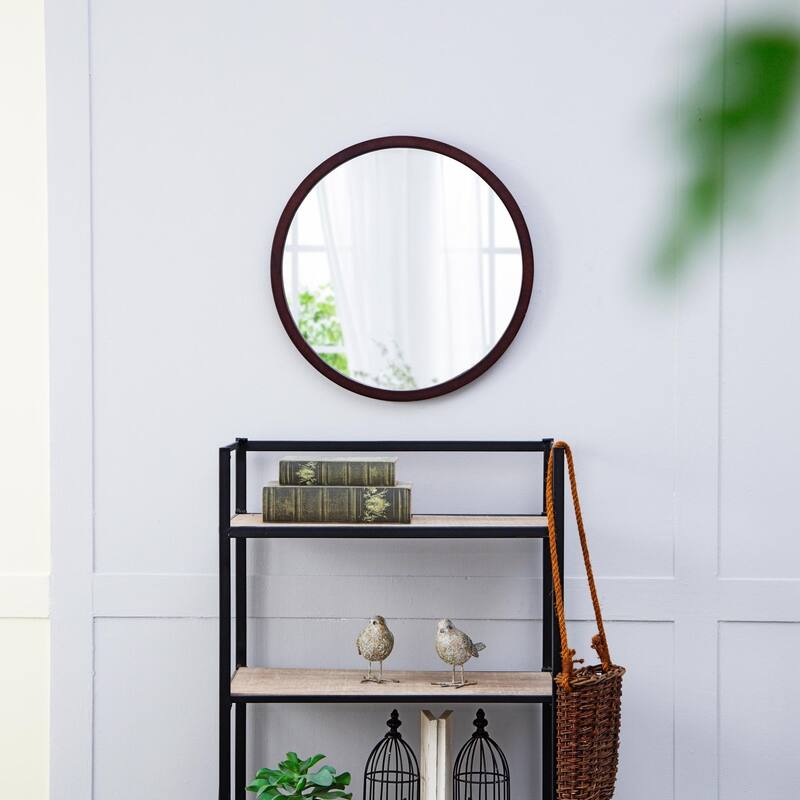 Round wall mirror for living room
