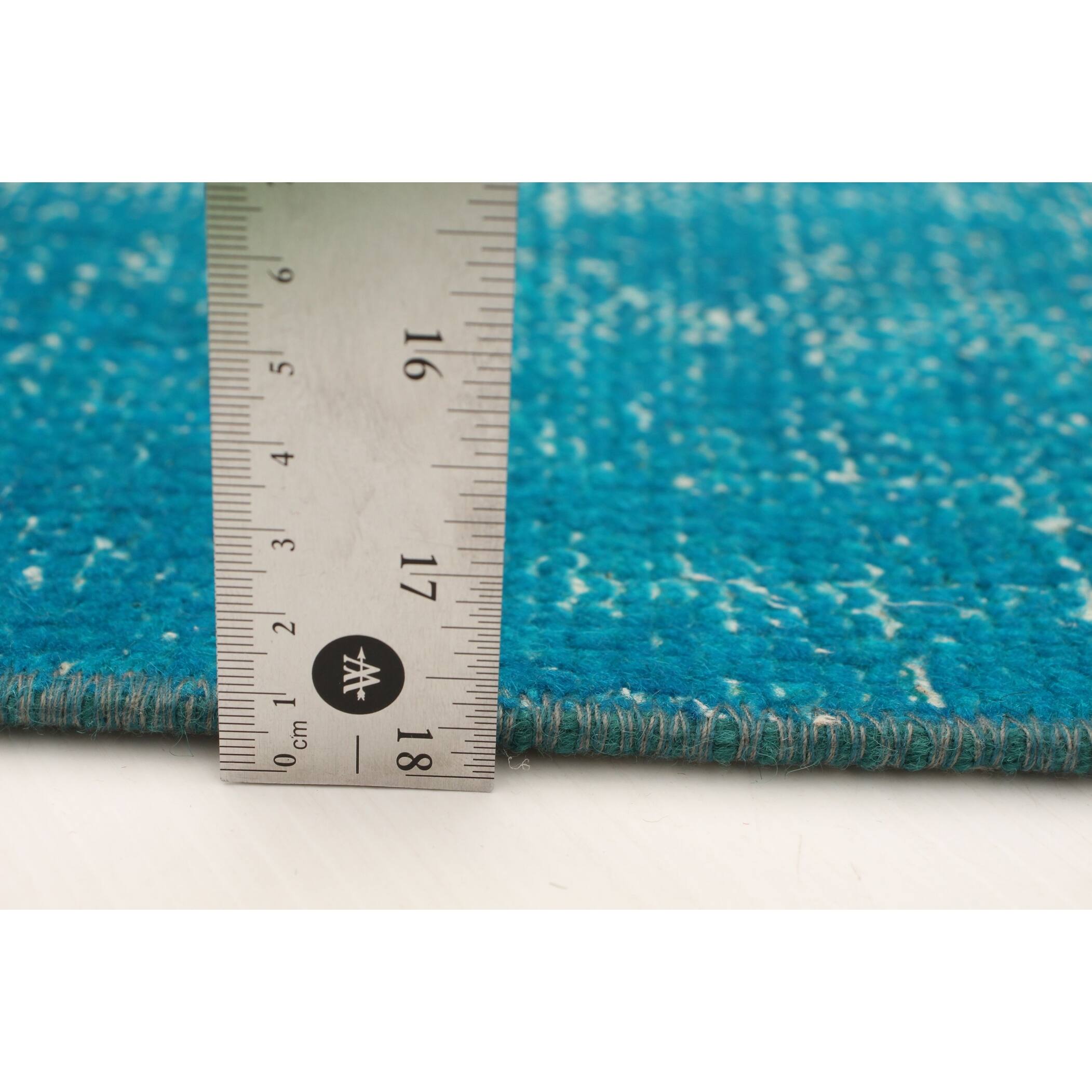 ECARPETGALLERY Handknotted Color Transition Turquoise Wool Rug 5'7 x 8'9 Bed Bath & Beyond