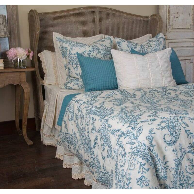 Kiera, Paisley, Turquoise, Duvet Cover