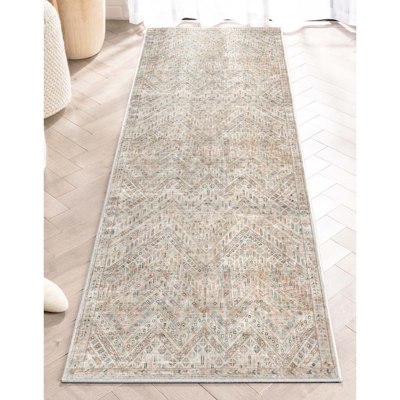 Well Woven Asha Vintage Anya Machine Washable Area Rug