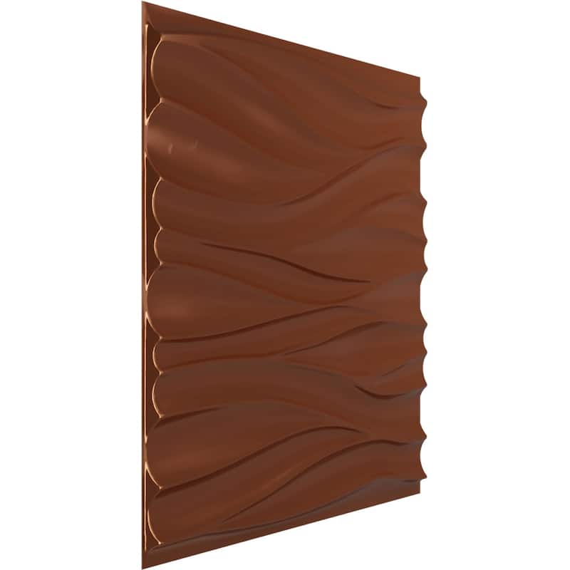 19 5/8"W x 19 5/8"H Ripple EnduraWall Decorative 3D Wall Panel