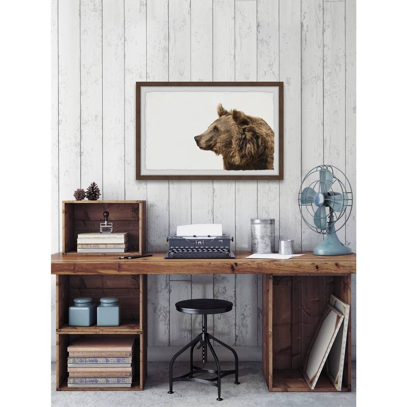 I Need a Bear Hug Framed Wall Art, Elegant Home Touch - Sophisticated Artwork for Refined Décor