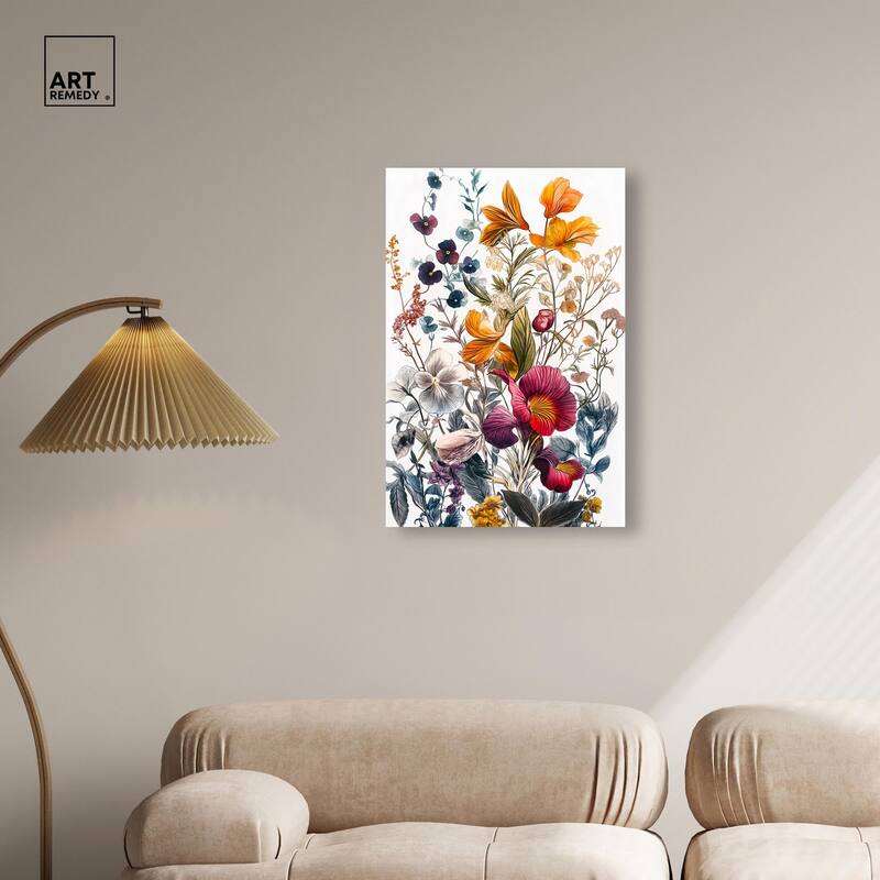 Iris Indigo II Canvas by Art Remedy, Gallery Wrapped