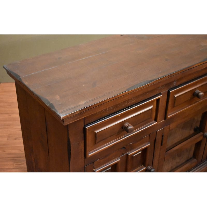Keystone Panel Door TV Stand - 73" - Brown
