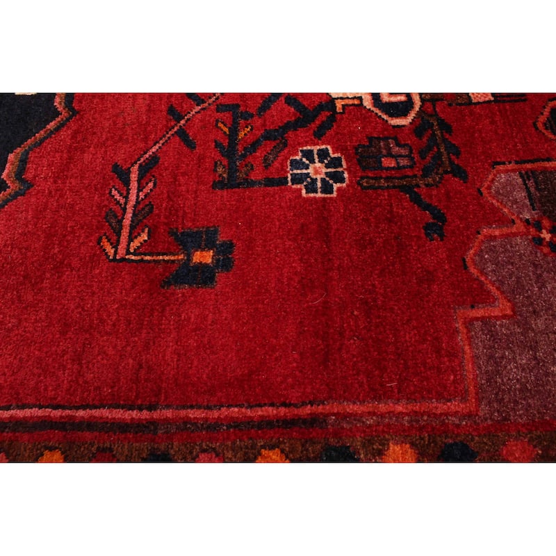 ECARPETGALLERY Hand-knotted Konya Anatolian Red Wool Rug - 4'9 x 8'0