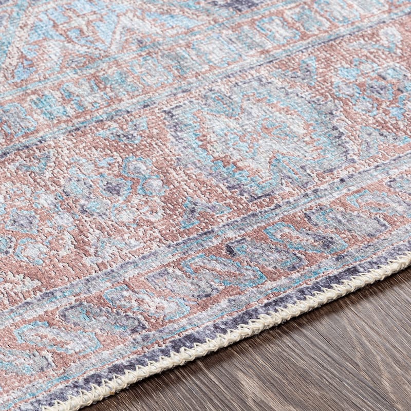 Artistic Weavers Cesar Vintage Global Printed Machine Washable Area Rug