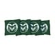 preview thumbnail 1 of 1, Colorado State Rams Green Cornhole Bags All-Weather Resin Filled