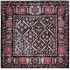 preview thumbnail 4 of 13, SAFAVIEH Adirondack Lura Vintage Boho Oriental Rug 6' Square - Black/Fuchsia - Square