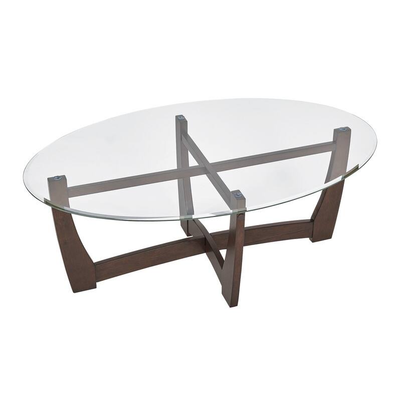 Tempered Glass Coffee Tables - Modern Minimalist Center Tables for Living Room, Office & Apartment