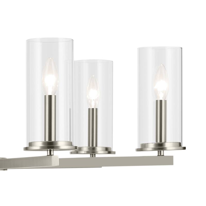 Kichler Lighting Crosby 32.25 in. 6-Light Clear Glass Chandelier
