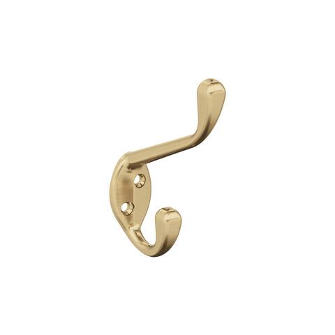 Amerock Noble Traditional Double Prong Decorative Wall Hook