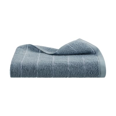 Martex Slub Stripe Blue Bath Towel