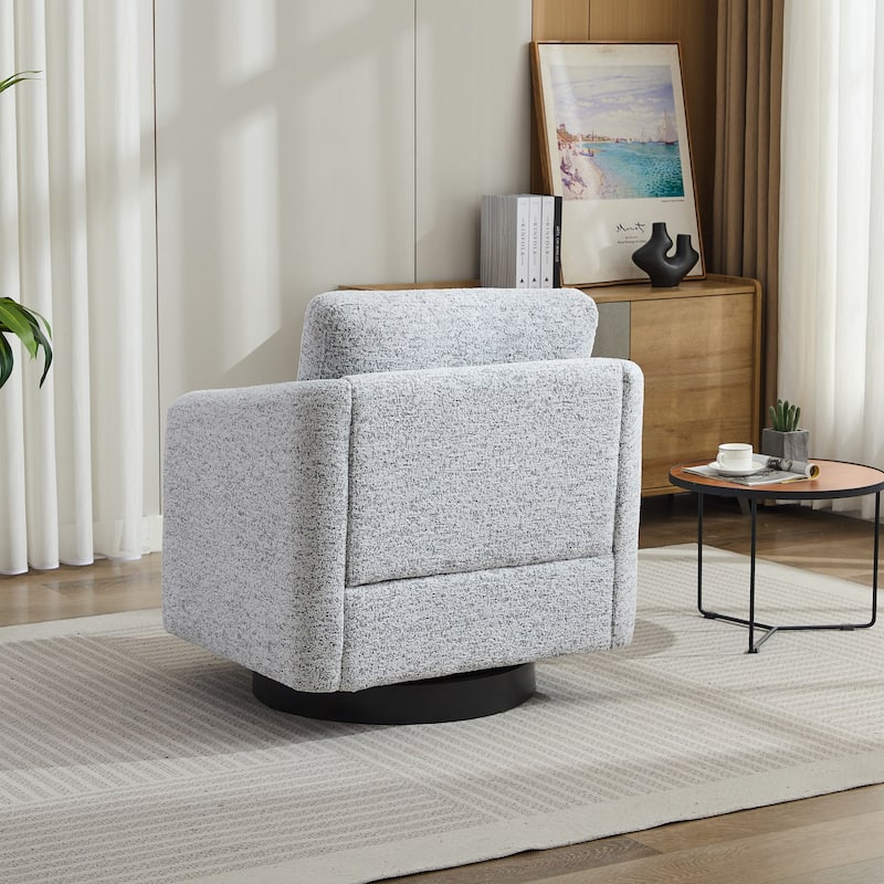 31.5"W 360 Degree Swivel Accent Single Sofa Chair