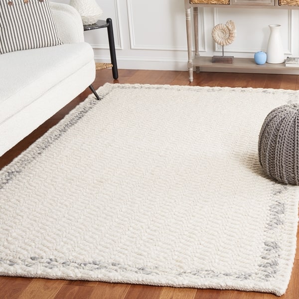 SAFAVIEH Handmade Natura Maroesjka Border Wool Rug - Bed Bath & Beyond ...