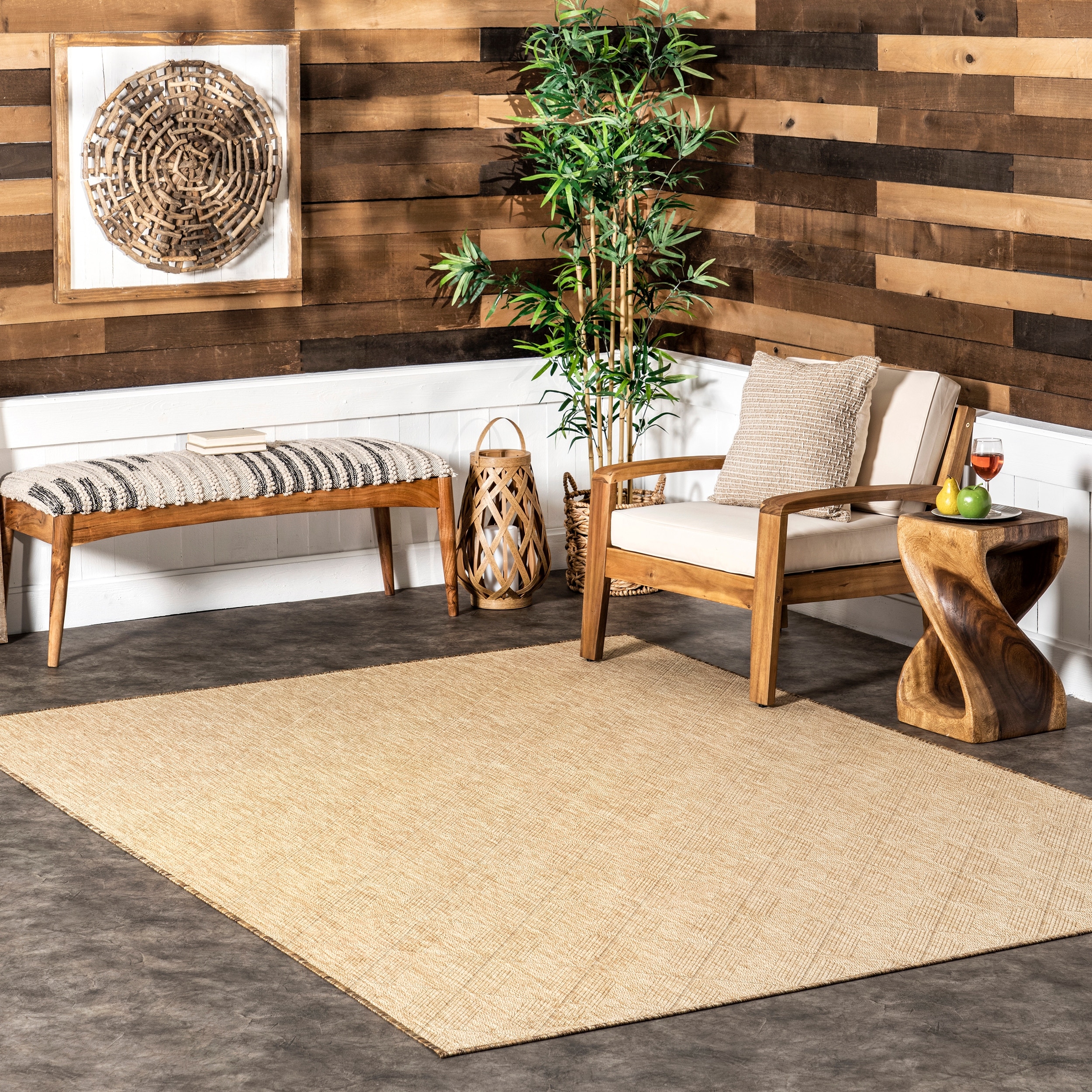Nuloom Ray Diamond Indoor/Outdoor Area Rug