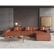 preview thumbnail 3 of 9, Vegan Leather 6-Piece Sectional Sofa