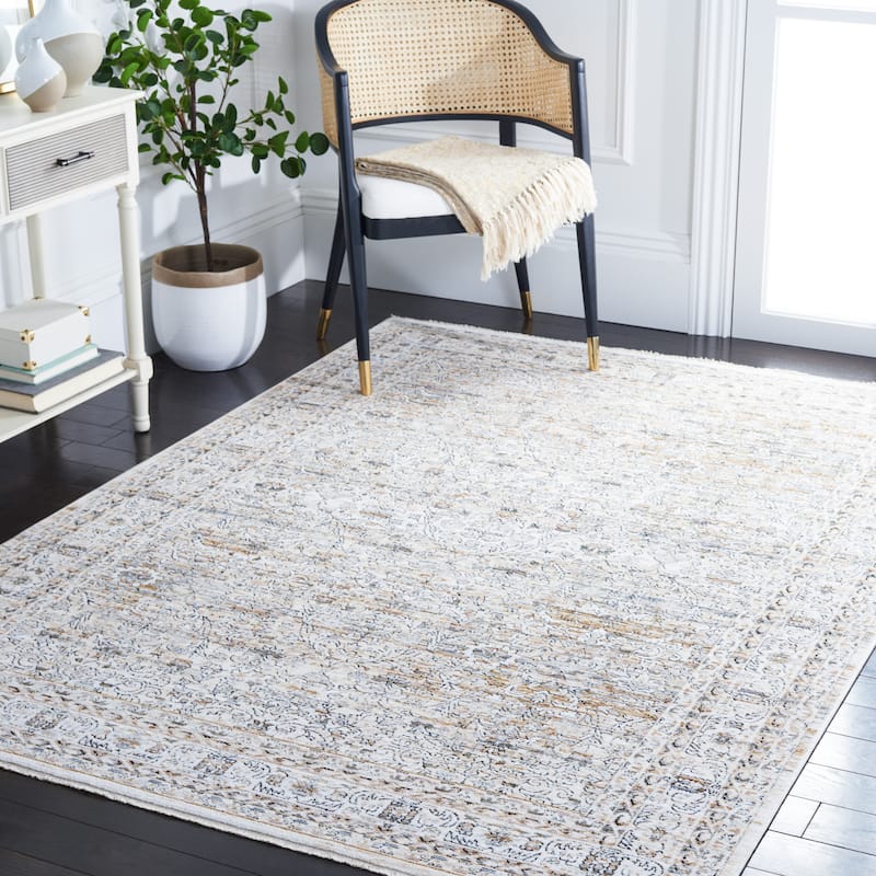 SAFAVIEH Moondust Cathleen Vintage Oriental Rug - 8' x 10' - Ivory/Grey