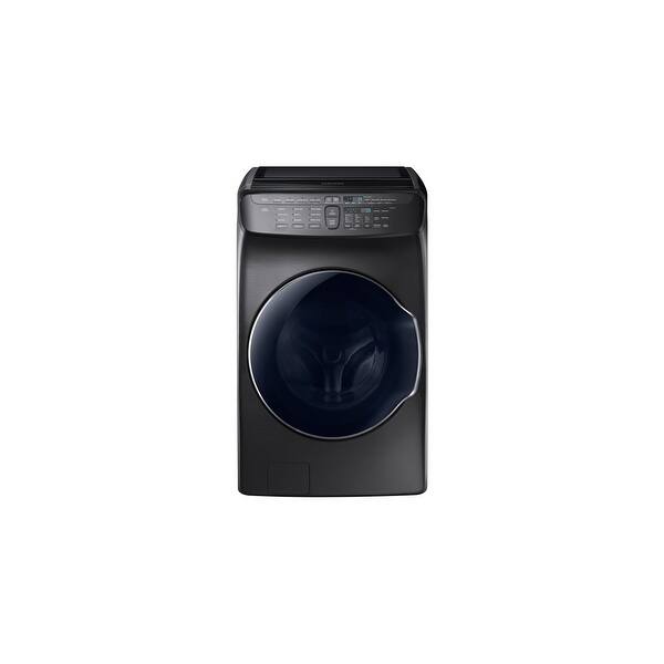 Shop Samsung Wv55m9600 27 Inch Wide 5 5 Cu Ft Energy Star Rated Front Loading Washer With Vrt Plus Technology Overstock 17773288