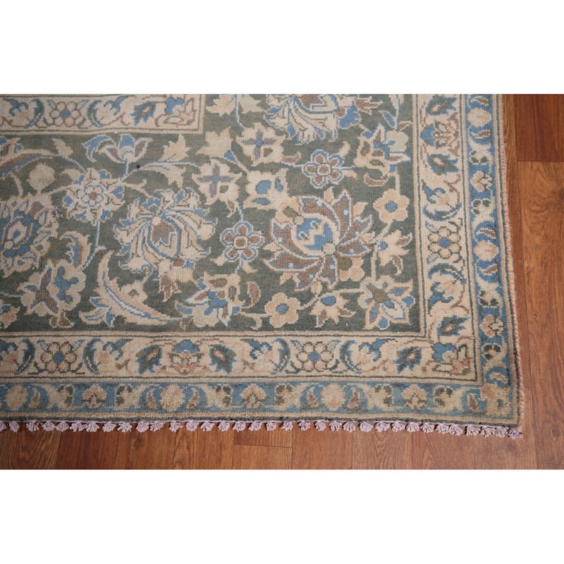 Traditional Najafabad Persian Vintage Rug Handmade Wool Carpet - 11'0" x 16'4"