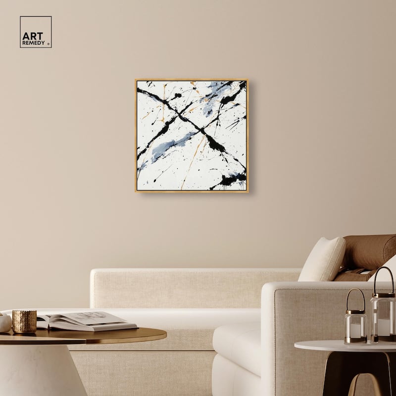Splintered Impact II Canvas by Art Remedy