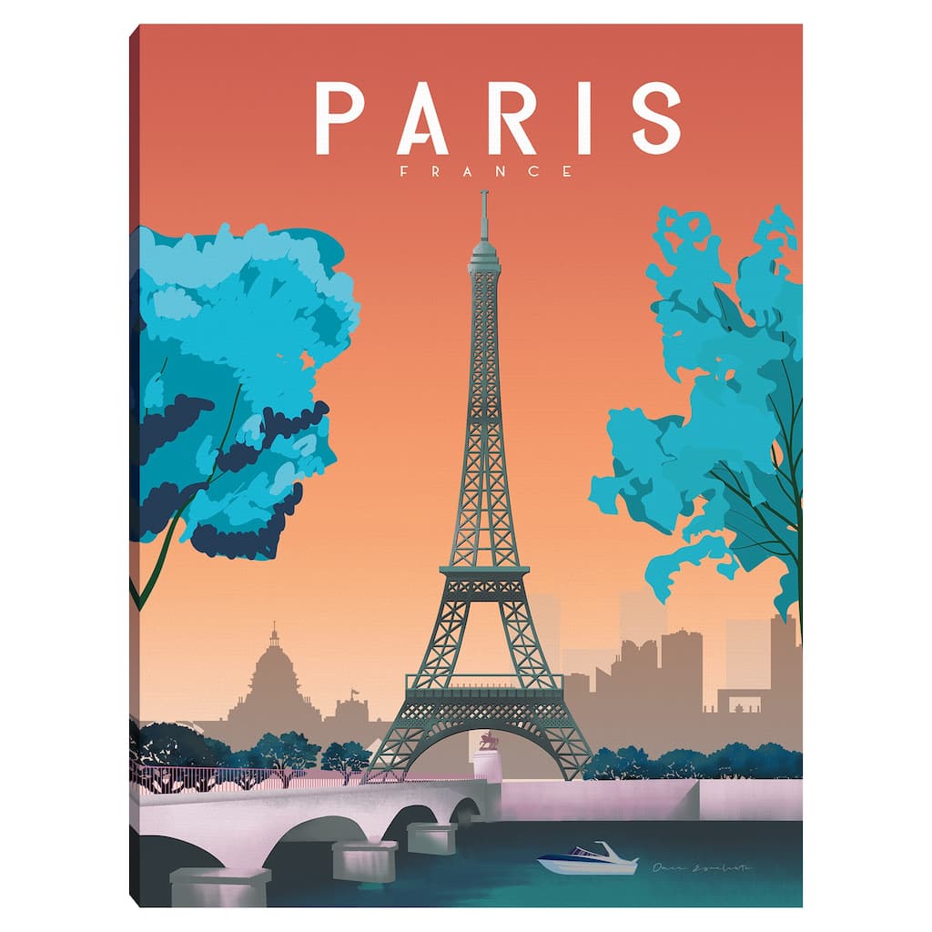 Paris 2 Canvas Art Print