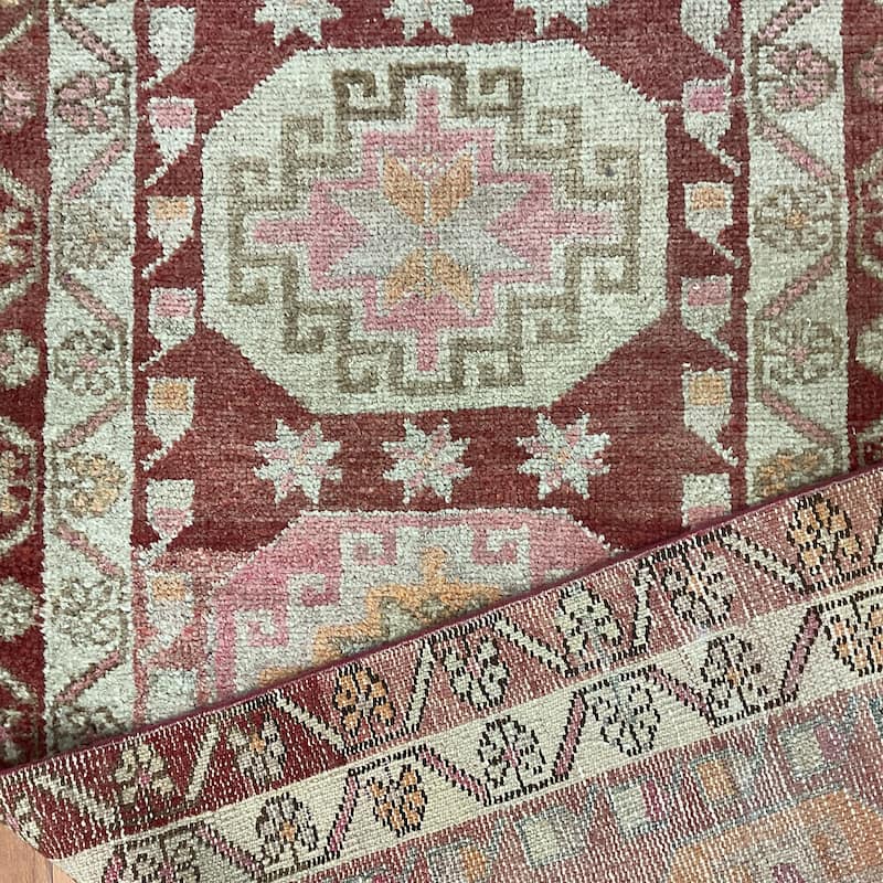 HERAT ORIENTAL Handmade Turkish Oushak Wool Runner - 3'1" x 12'5"