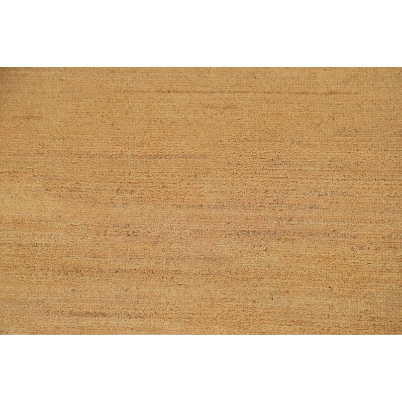 Modern Gabbeh Foyer Rug Handmade Stripe Wool Carpet - 2'7"x 4'1"