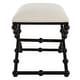 preview thumbnail 3 of 4, Uttermost 23782 Iron 24" Wide Iron Accent Stool