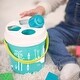 preview thumbnail 3 of 1, Miniland Feel to Learn, Shape Sorting Bucket, Turquoise