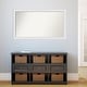 preview thumbnail 66 of 190, Wall Mirror Choose Your Custom Size - Extra Large, Blanco White Wood