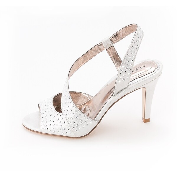 Alfani Womens LOUANN Open Toe SlingBack Platform Pumps