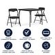 preview thumbnail 7 of 31, Kids Colorful 3 Piece Folding Table and Chair Set