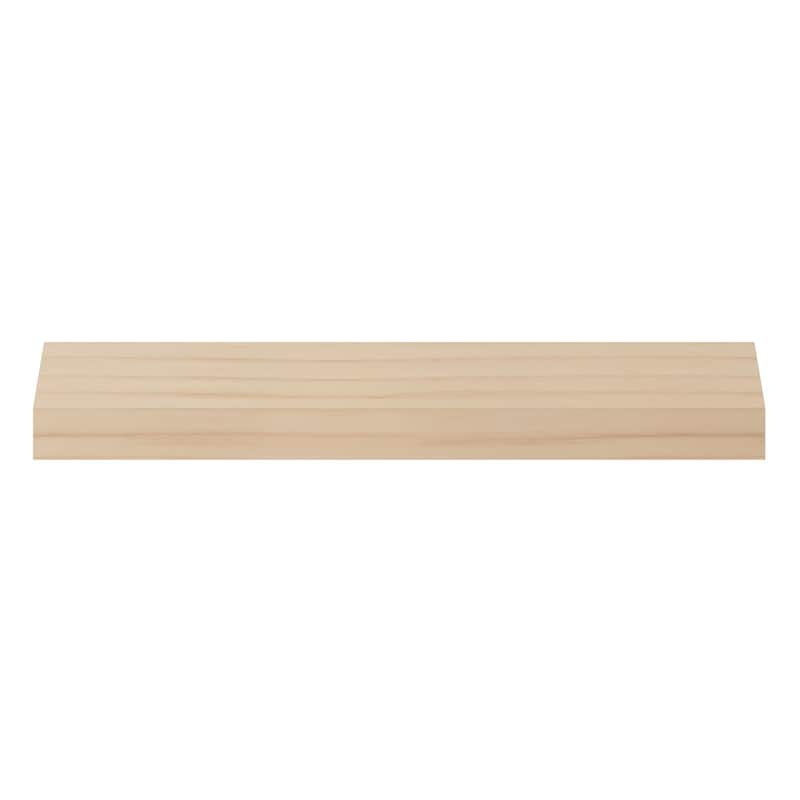 WM75 9/16-in D x 1-5/8-in W x 96-in L Americraft Solid Hardwood Stain Grade Bed Moulding