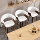 preview thumbnail 50 of 186, 26"/29" Faux Leather Swivel Bar Stools, Wood Counter Stool