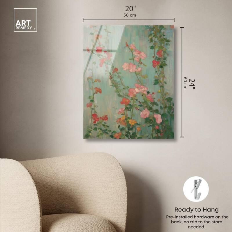 String of Colors II Acrylic by Art Remedy, Ready to Hang