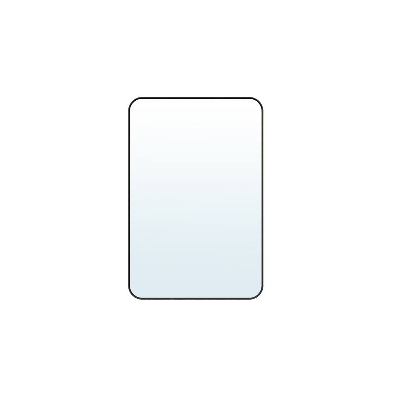 Modern Bathroom Wall Mounted Anodized Aluminum Framed Wall Vanity Mirror