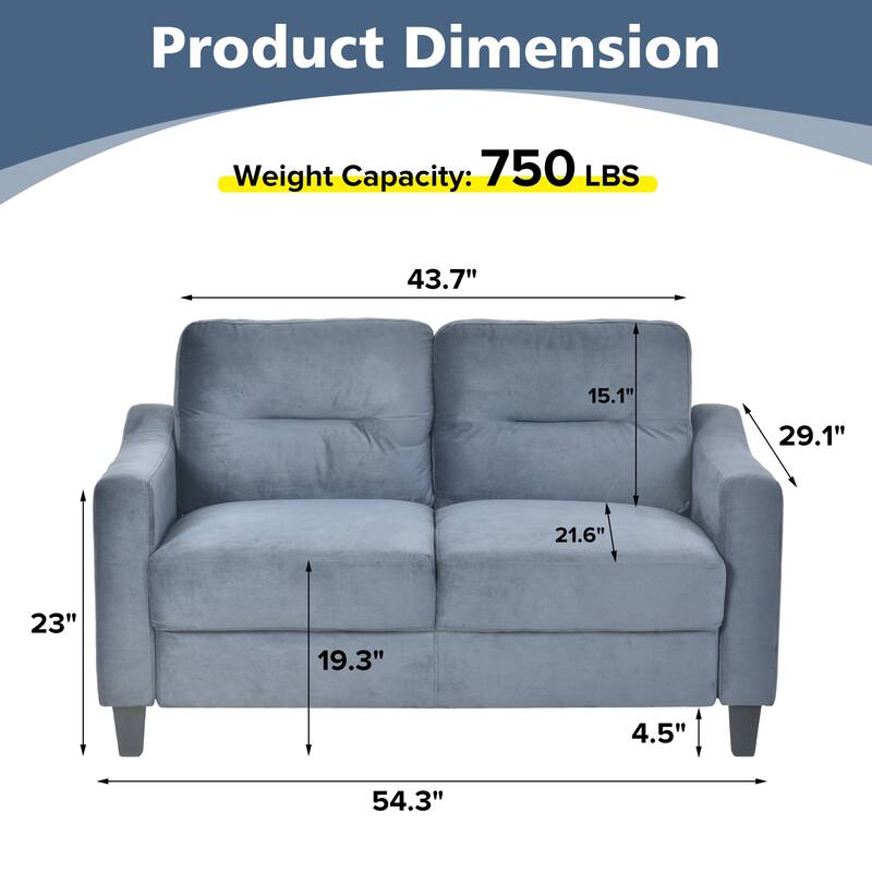 Convertible Velvet Sectional Sofa, Plush Comfort for Small Spaces