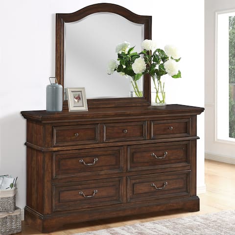 Lakewood Distressed Wood Dresser with Optional Mirror by Greyson Living