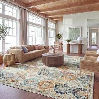 SAFAVIEH Madison Avery Boho Chic Distressed Area Rug