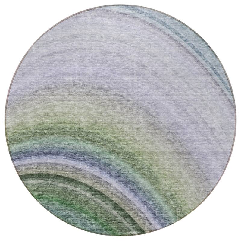 HomeRoots Abstract Transitional Rectangle Outdoor Rug