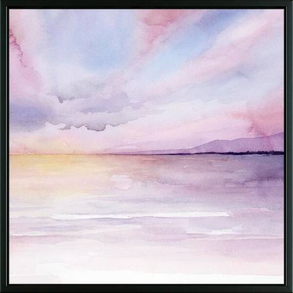 Shop Easy Art Prints Grace Popp S Pale Sunset Ii Premium Canvas