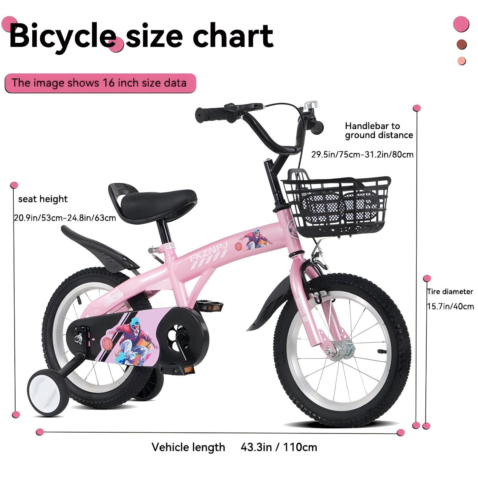 Kids Bikes Bike Size For Years Old Bicycle Wheel Childrens Bike