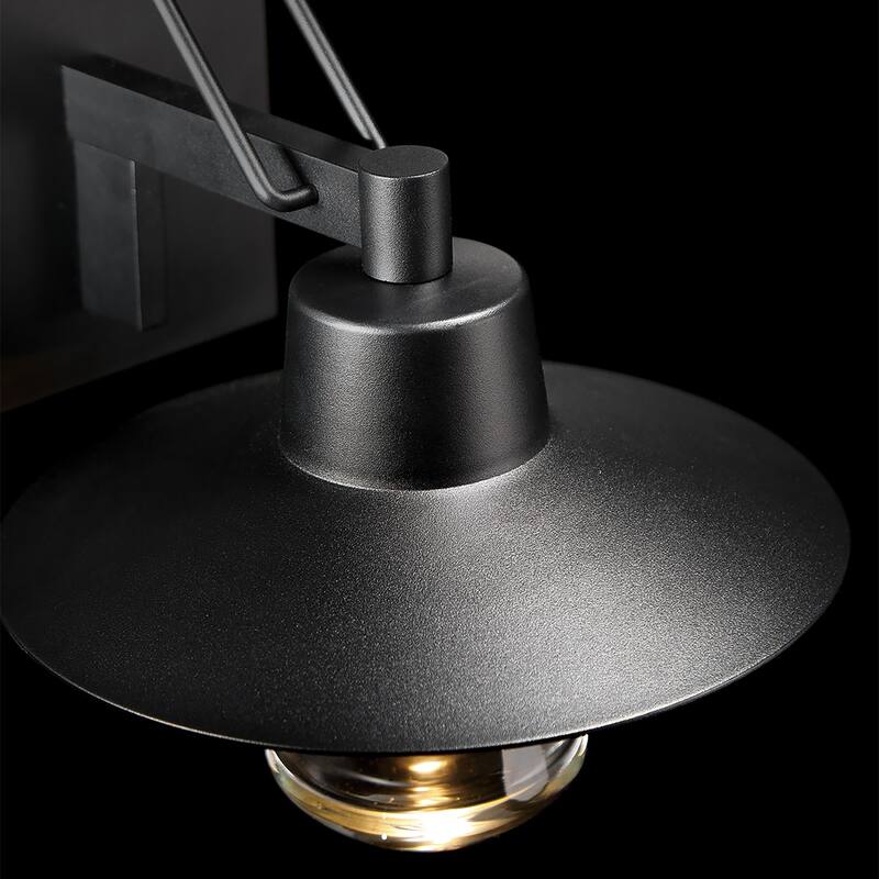 Suspense 11in LED Indoor or Outdoor Wall Light 3000K in Black