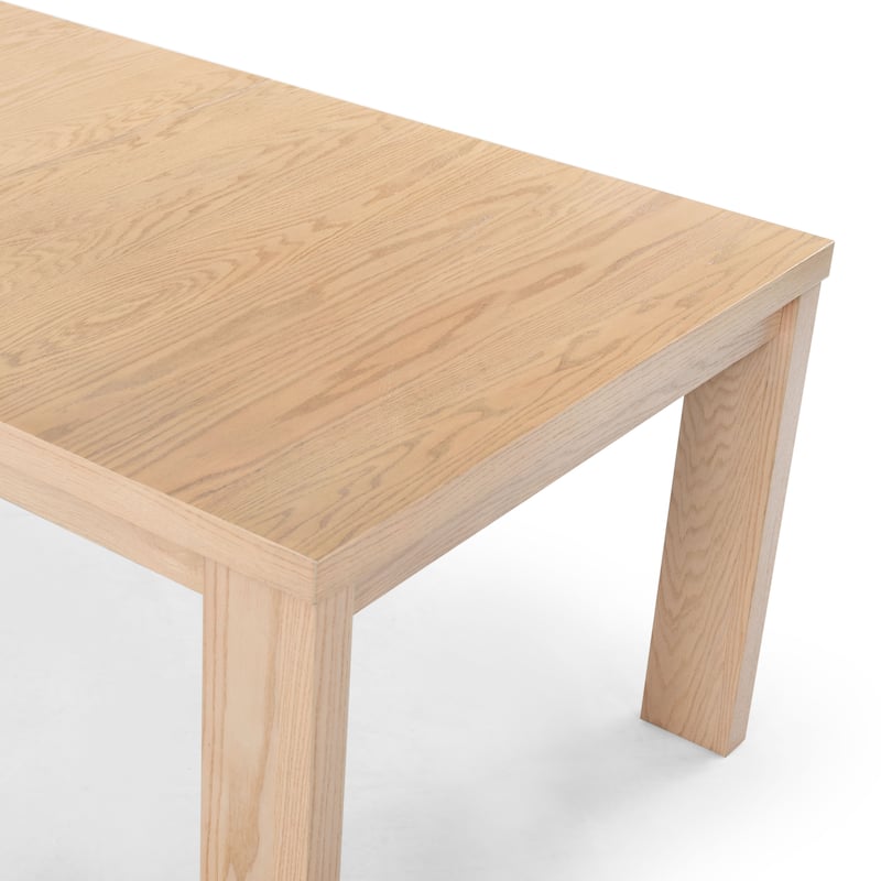 SAFAVIEH Couture Desmond Extendable Wood Dining Table - 90"W x 41"D x 30"H
