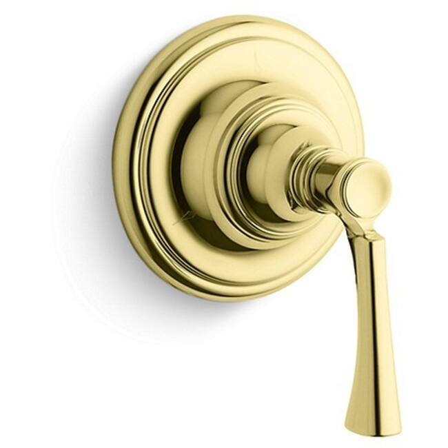Kallista Bellis Lever Handle Diverter Valve Trim - Less Rough In - Unlacquered Brass